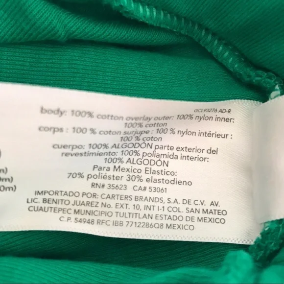 St. Patrick’s Day Carter’s Infant Outfit - Picture 4 of 4